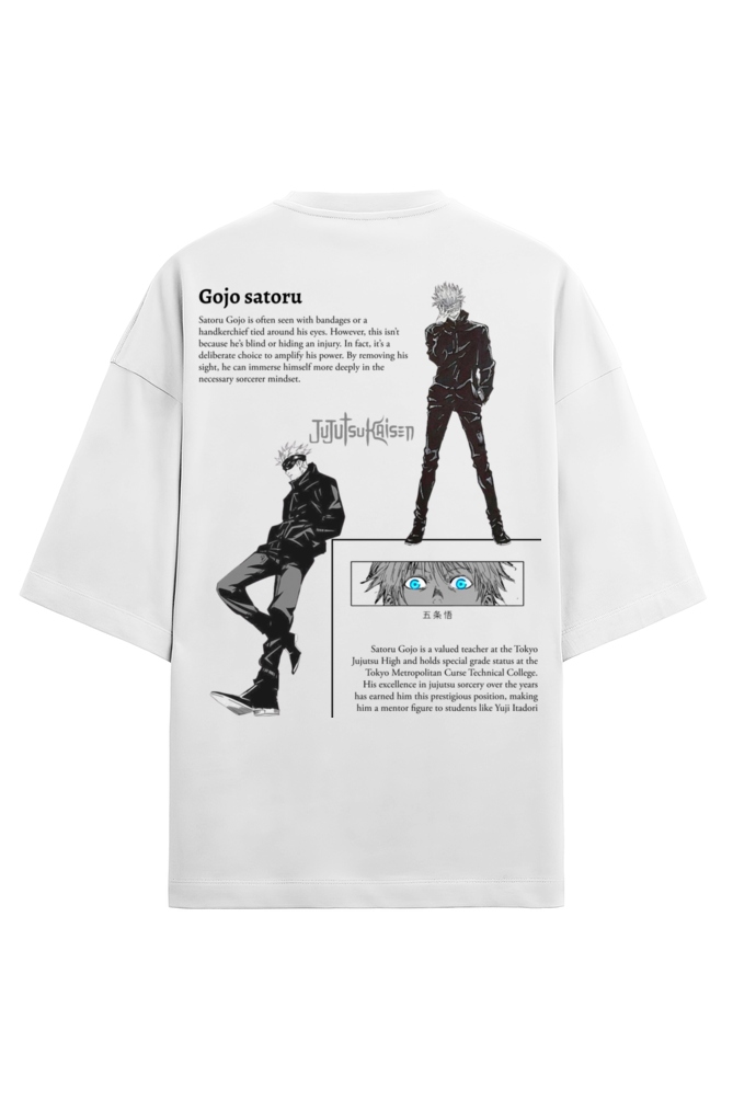 Gojo satoru terry oversized t shirt