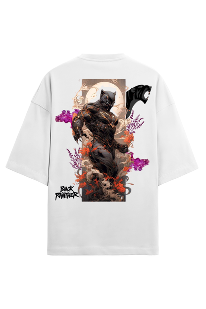 Black panther terry oversized t shirt