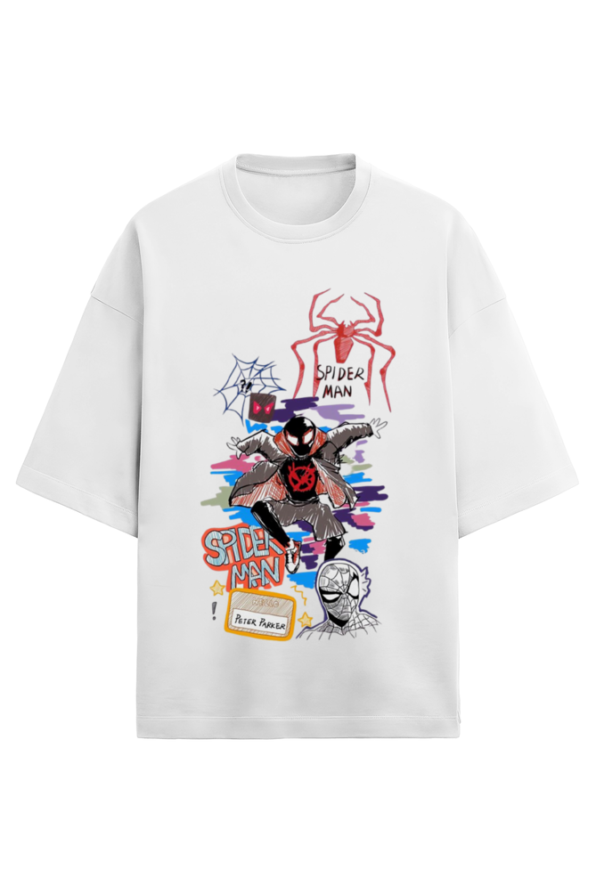 spider man Terry Oversized t shirt