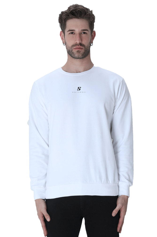 Minimal printed sweatshirt