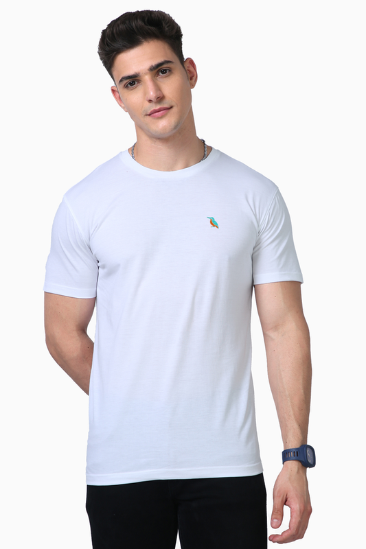 Supima minimal embroidered t shirt