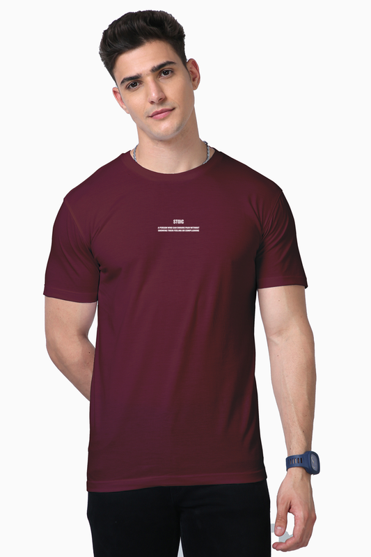 stoic half sleeve supima t shirt