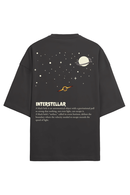 Interstellar terry Oversized t shirt