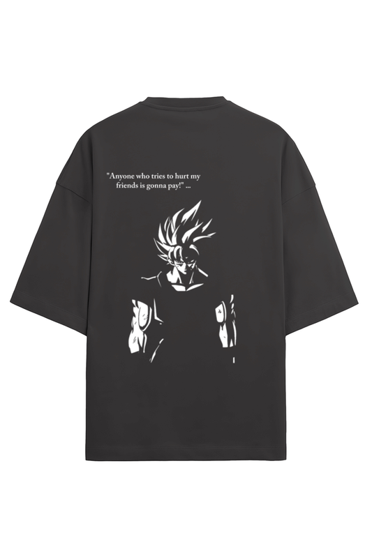 Goku glows in dark printed t shirt