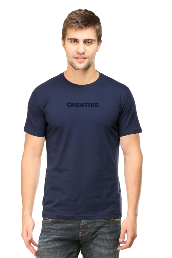 Creative regular fit cotton t shirt