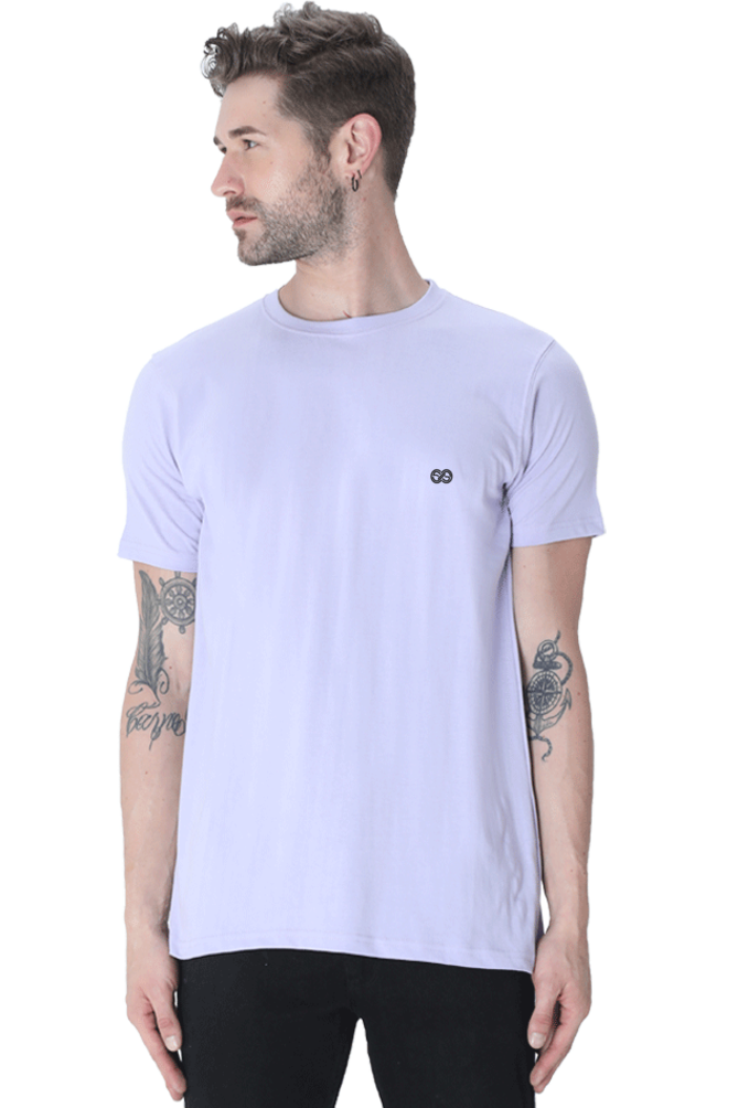 Half sleeve cotton plain t shirt