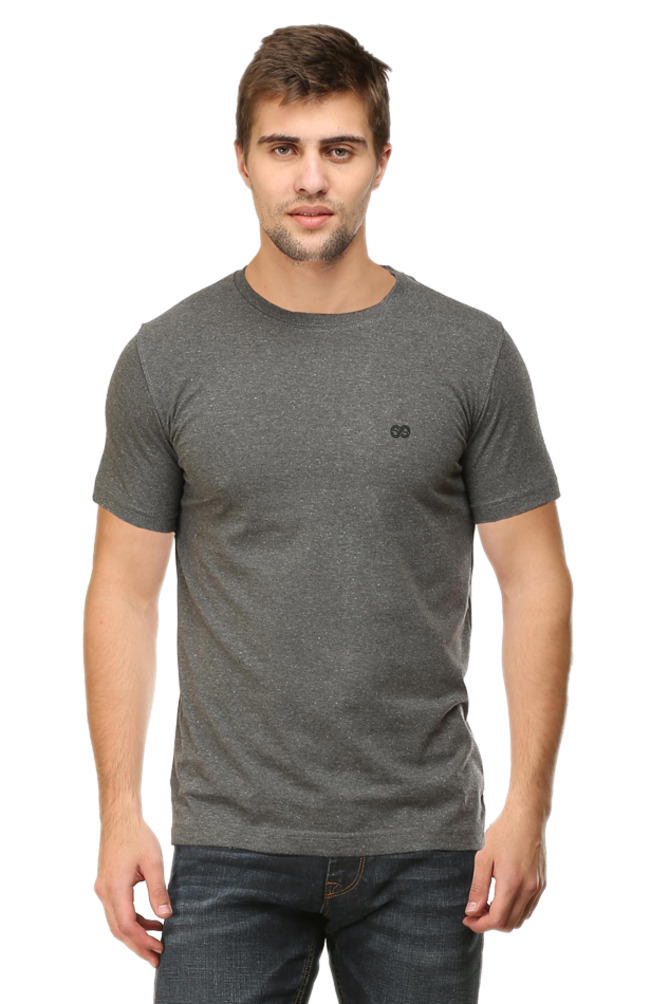 Round neck half sleeve plain t shirt