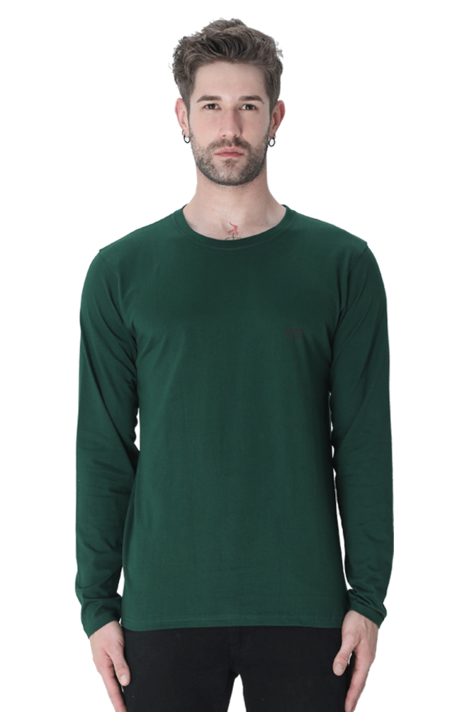 Full sleeve plain t shirt