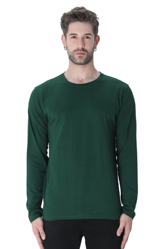 Full sleeve plain t shirt