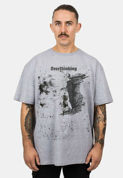 Overthink Grey Oversized t shirt