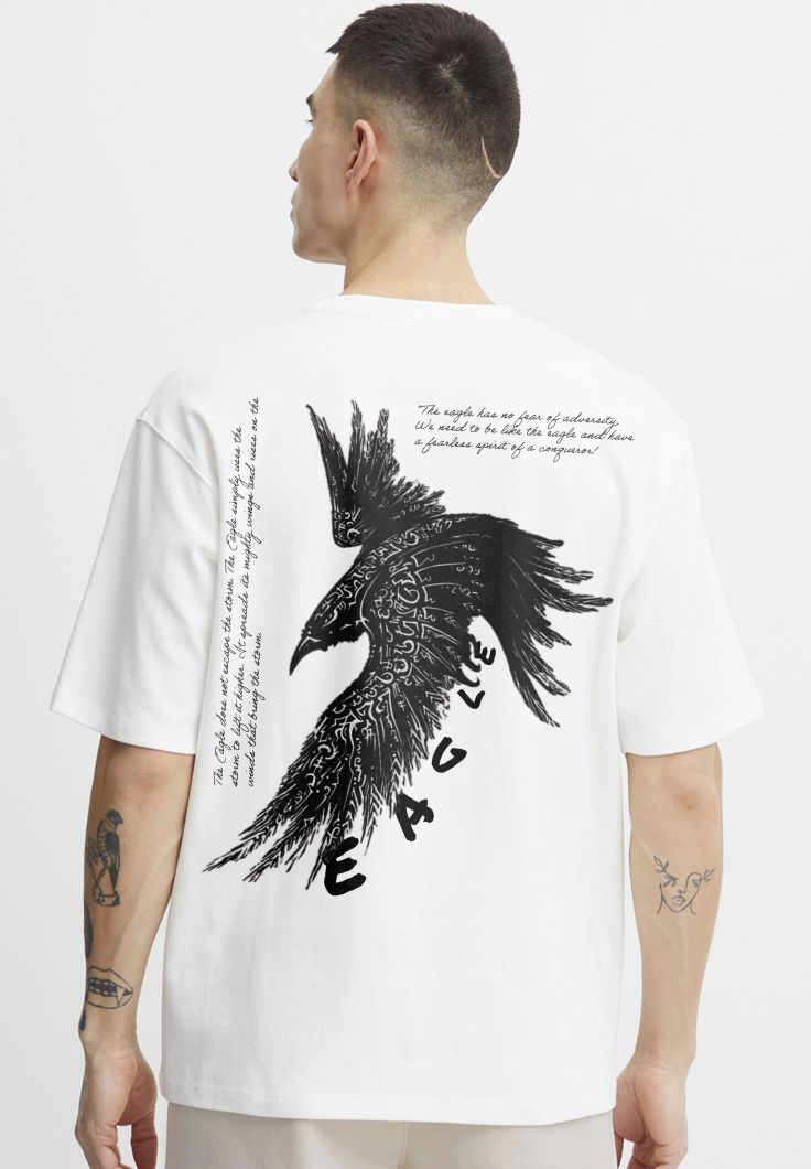 Eagle terry oversized t shirt