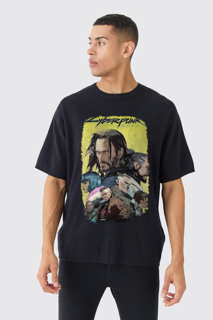 Cyberpunk oversized t shirt