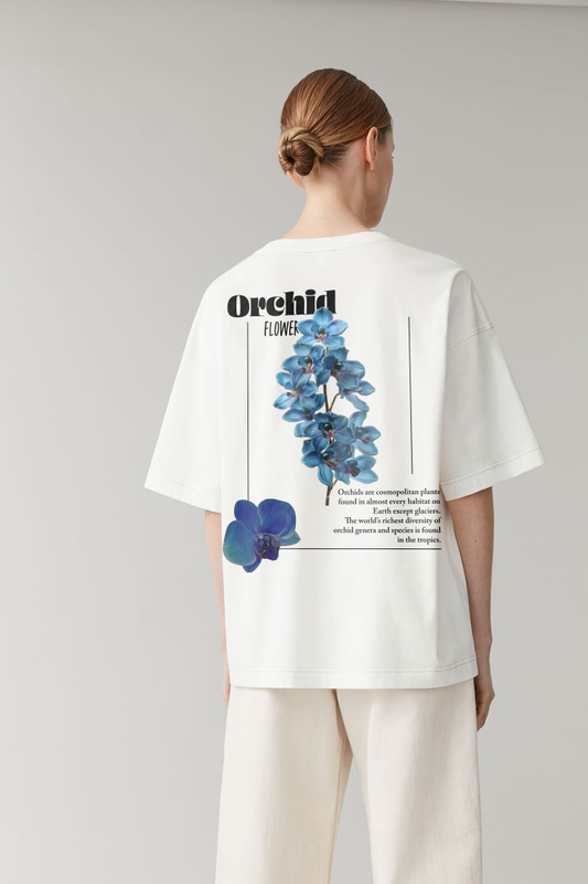 Orchid terry oversized t shirt