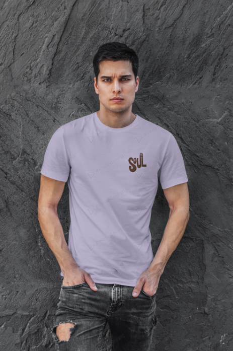 Soul cotton half sleeve t shirt