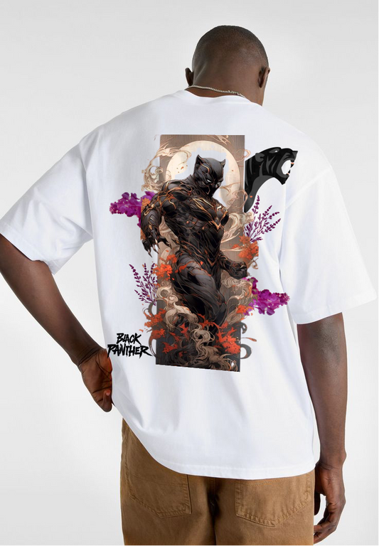 Black panther terry oversized t shirt