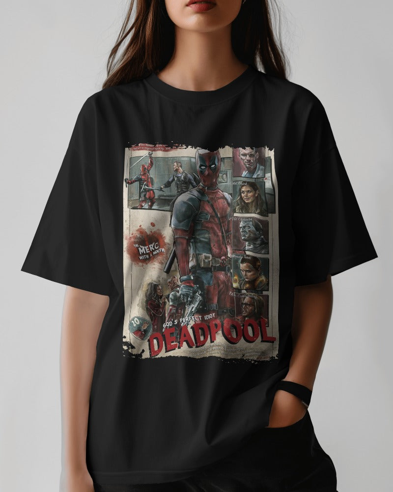 Deadpool oversized t shirt