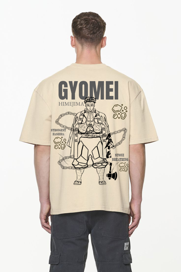 Gyomei himejima beige oversized t shirt