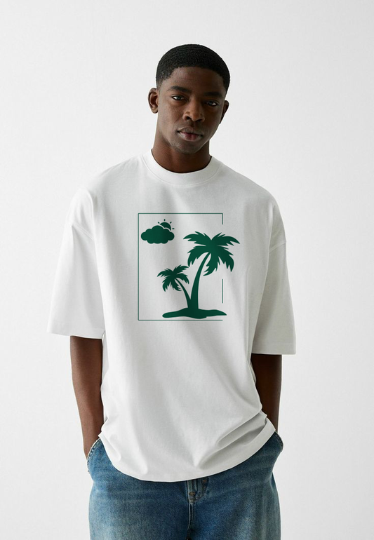 Terry oversized white t shirt