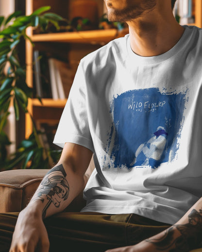 Indigo light weight oversized t shirt