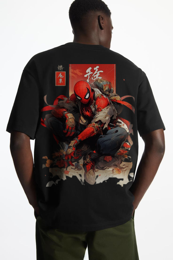 spiderman terry oversized t shirt