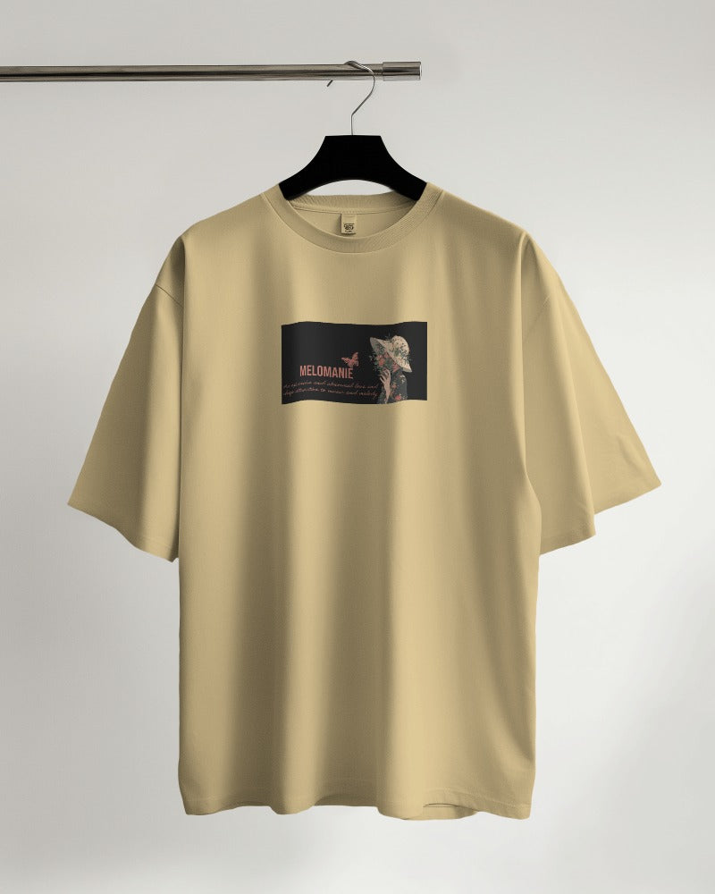 Beige oversized t shirt