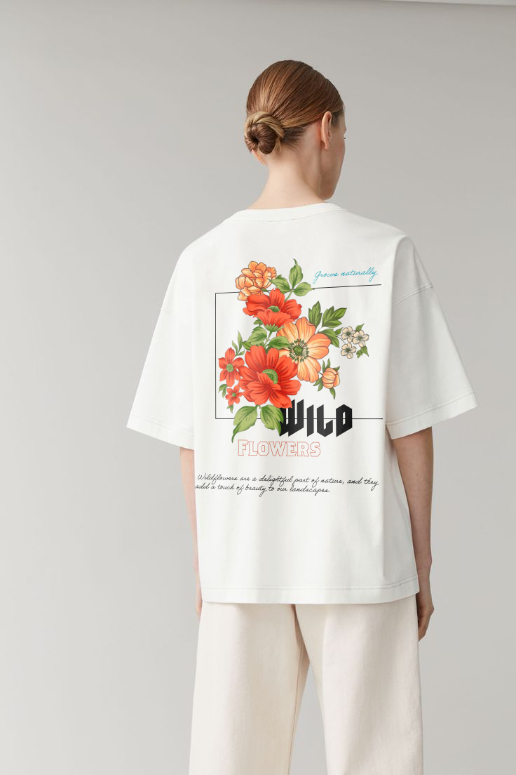 Wild flowers Oversized t shirt