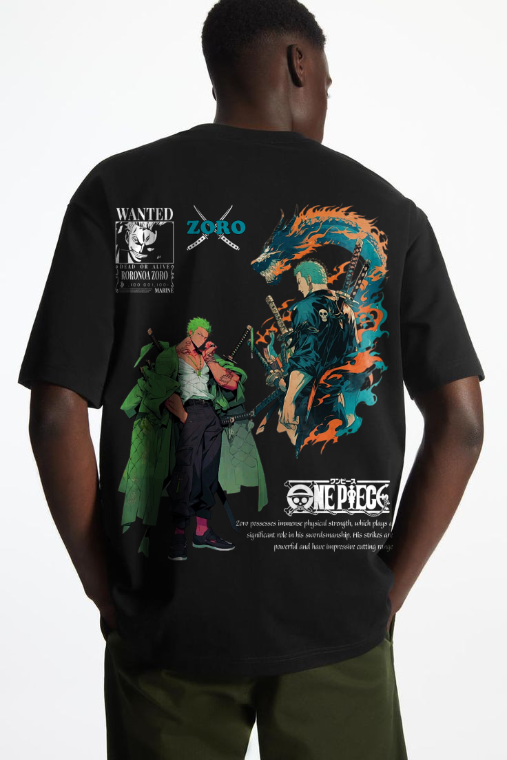 Zoro terry oversized t shirt